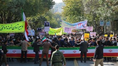 آغاز راهپیمایی 13 آبان در کردستان/ فریاد «مرگ بر اسرائیل»