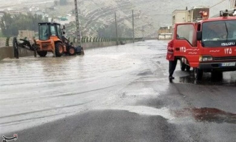 آماده‌باش در پلدختر/خروج مدیران تا پایان بارش‌‌ها ممنوع‌ شد