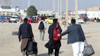 بازگشت 23هزار تبعه غیرمجاز افغان از مرز دوغارون به افغانستان