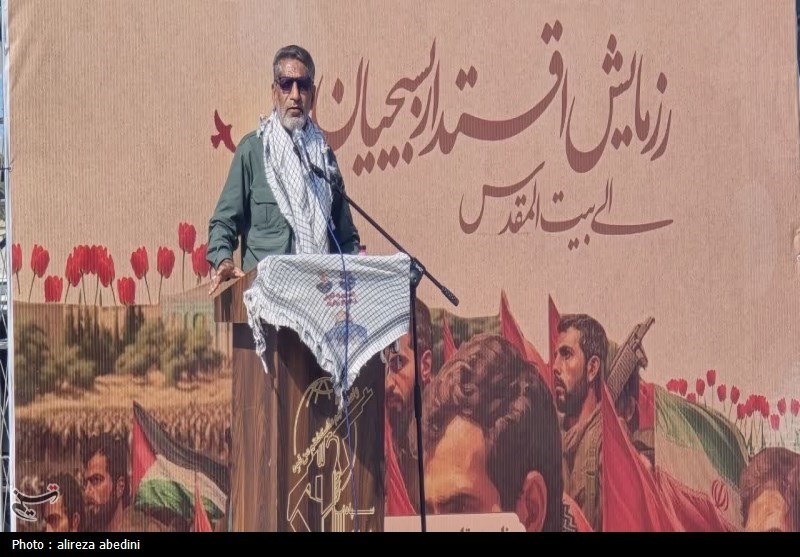 رزمایش بسیجیان گردان الی بیت المقدس در جاسک+تصاویر