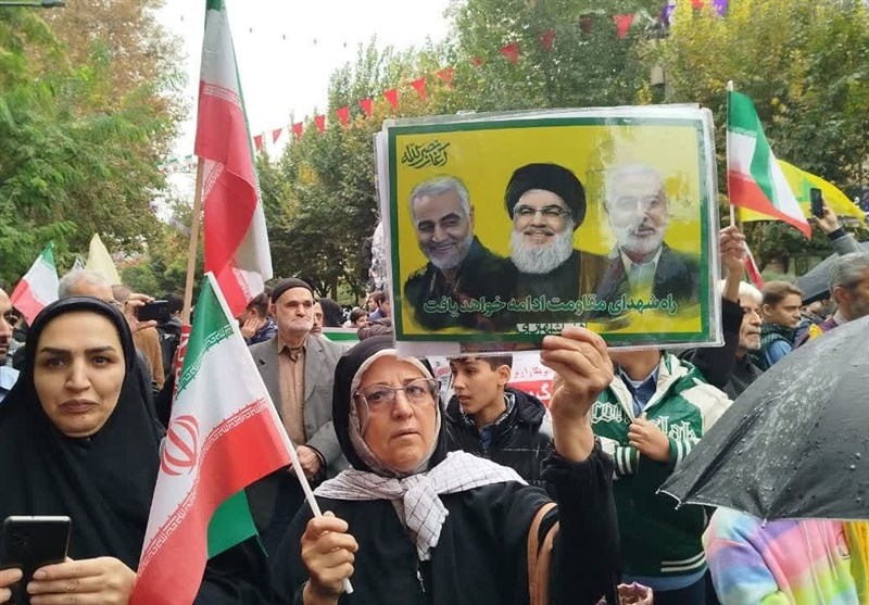 شکوه حضور خوزستانیها در راهپیمایی یومالله 13 آبان