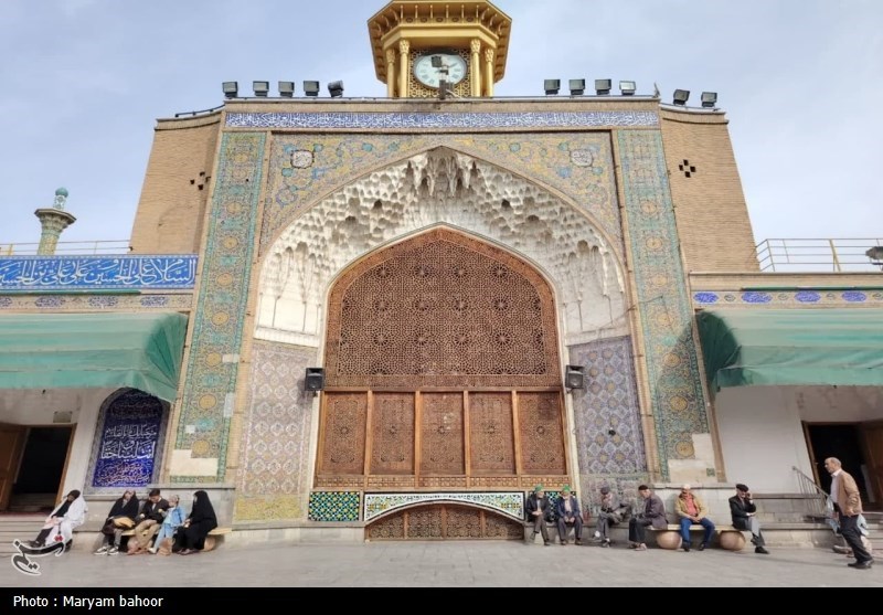 صحن عتیق در آستان حضرت عبدالعظیم (ع) مرمت شد+ فیلم