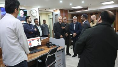 علی لاریجانی از خبرگزاری تسنیم بازدید کرد