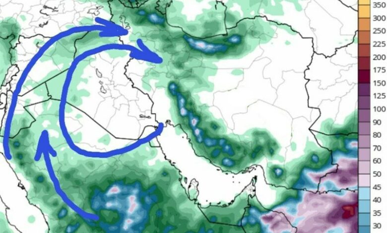 فعالیت سامانه بارشی تا فردا عصر در ‌البرز