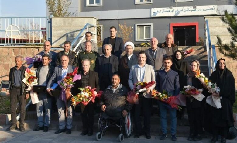 قهرمانان ورزشی آذربایجان شرقی تجلیل شدند