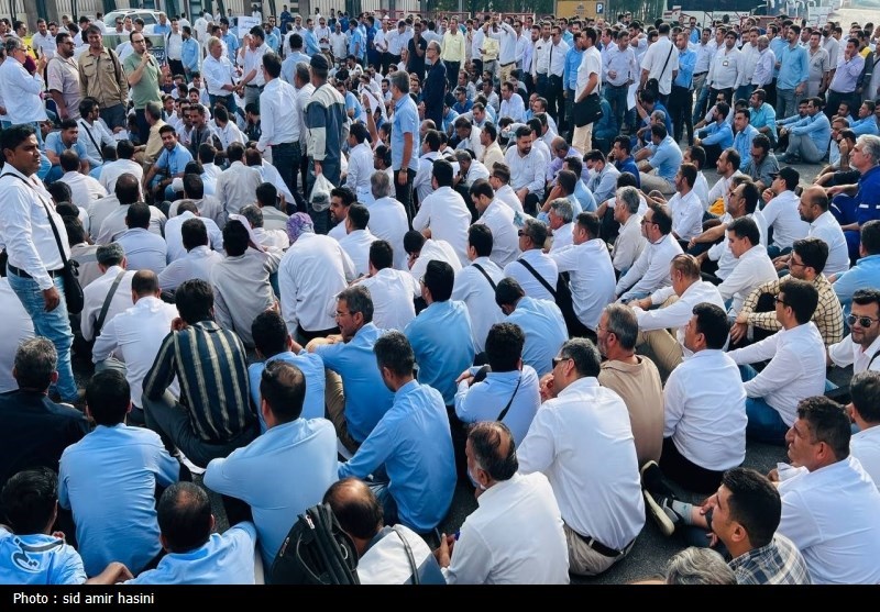 ماجرای تجمع امروز 3 هزار کارگر‌ پارس جنوبی چه بود؟ + تصویر