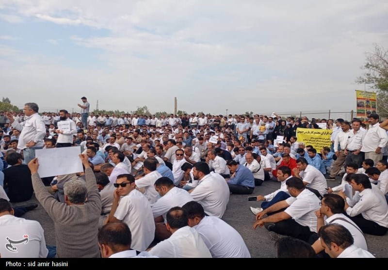 ماجرای تجمع امروز 3 هزار کارگر‌ پارس جنوبی چه بود؟ + تصویر