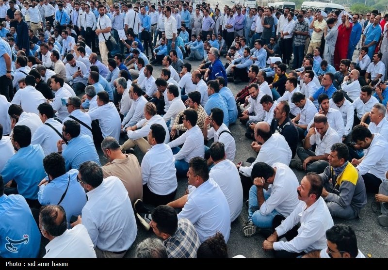 ماجرای تجمع امروز 3 هزار کارگر‌ پارس جنوبی چه بود؟ + تصویر