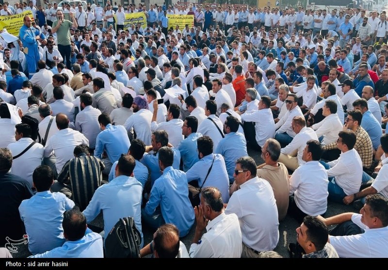 ماجرای تجمع امروز 3 هزار کارگر‌ پارس جنوبی چه بود؟ + تصویر