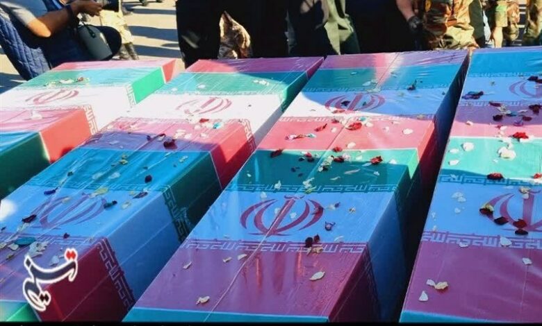 میزبانی گلستان از 4 شهید گمنام دفاع مقدس