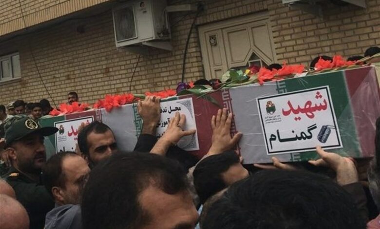 ورود 5 شهید گمنام بوشهر + تصویر