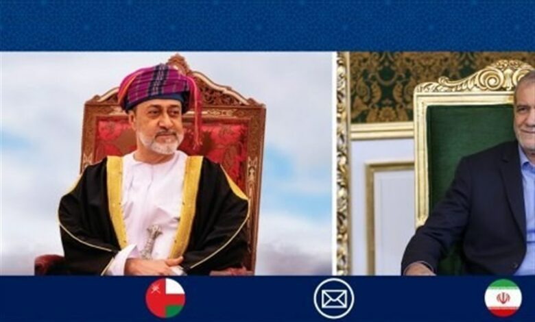 پزشکیان: گام‌های جدیدی در گسترش روابط با عمان برمی‌داریم