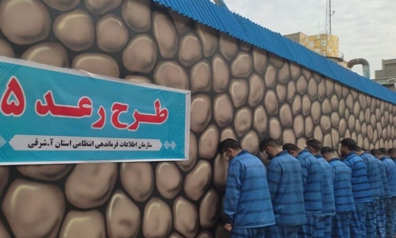 14 نفر از اراذل و اوباش در چنگ مأموران قانون