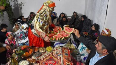 آیین‌ خاص یلدا در بادرود/"شَوچِره" خوراکی محلی بادرود