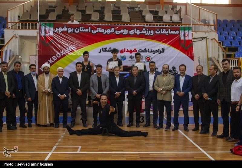 برترین‌های رقابت قهرمانی رزمی‌کاران استان بوشهر