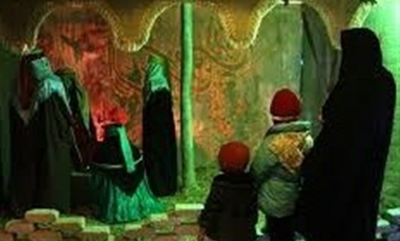 برپایی نمایشگاه «یاس کبود» در سیستان + فیلم