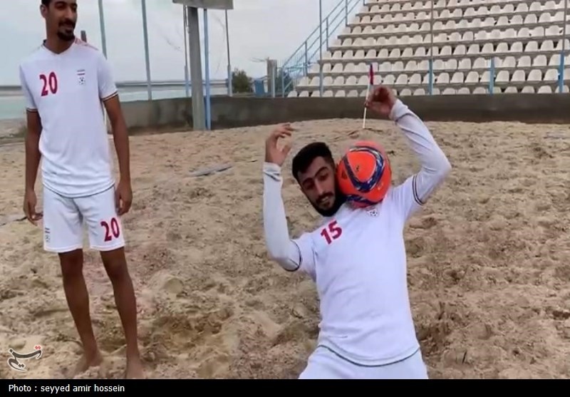 برگزاری چهارمین اردوی تیم ملی فوتبال ساحلی در بوشهر