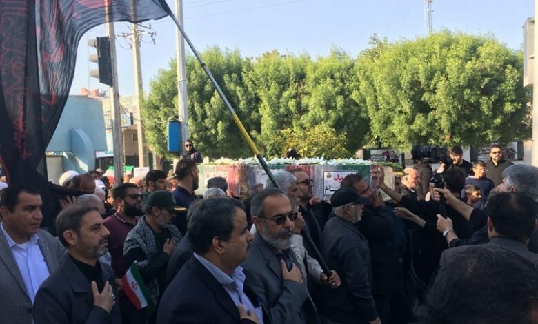 بوشهری‌ها در تشییع شهدای گمنام سنگ تمام گذاشتند+تصاویر