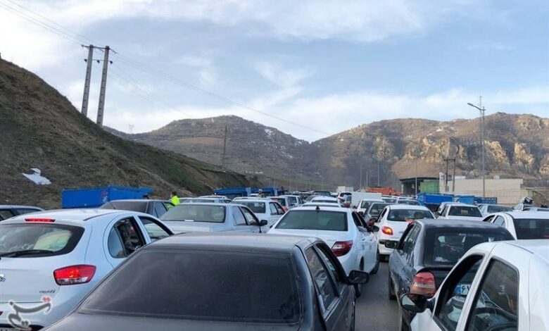 ترافیک بسیار سنگین در جاده آستارا به اردبیل