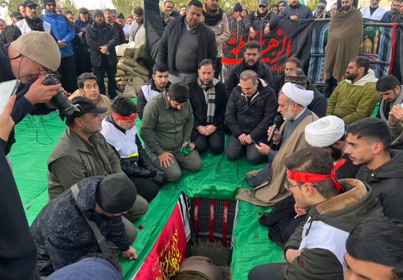 تشییع و تدفین شهید گمنام در دانشگاه علوم پزشکی البرز