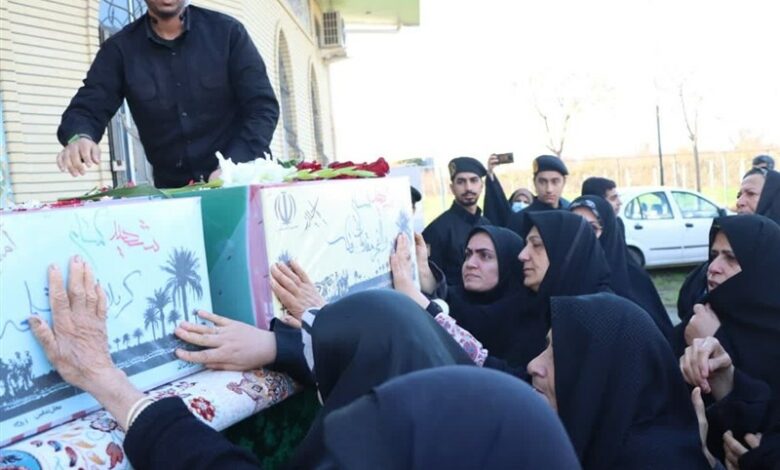 تشییع و تدفین پیکر مطهر شهدای گمنام در خوزستان؛پنجشنبه 15آذر