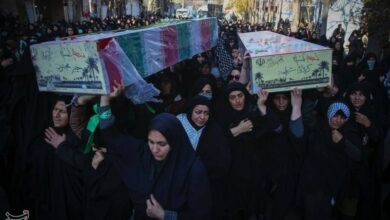 تشییع پیکر مطهر شهدای گمنام در بجنورد به روایت تصاویر
