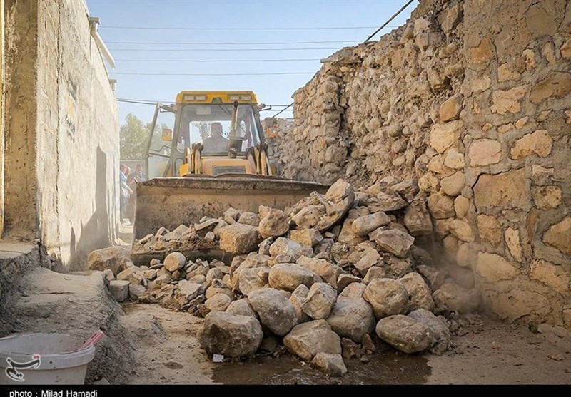 تصاویری از خسارت زلزله در خوزستان