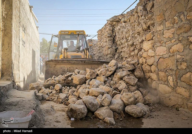 تصاویری از خسارت زلزله در خوزستان