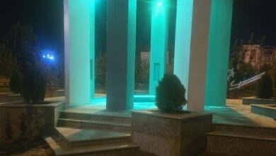 تکمیل یادمان شهید گمنام در سایت اداری گلستان