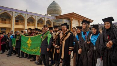 دانش‌آموختگی 500 دانشجوی غیر‌ایرانی ‌در حرم شاهچراغ