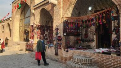 درب کاروانسرای شاه عباسی برای جشنواره یلدایی گشوده شد