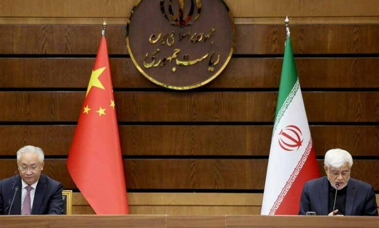 دیدار عارف با معاون نخست‌وزیر چین و تاکید بر گسترش همکاری‌ها