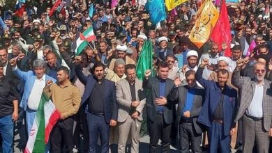 راهپیمایی مردم‌ کهگیلویه و بویراحمد ‌علیه اسرائیل‌