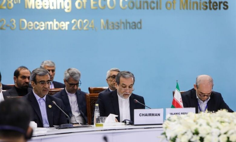 عراقچی: اکو به پرجنب‌وجوش‌ترین مناطق نوظهور تبدیل خواهد شد