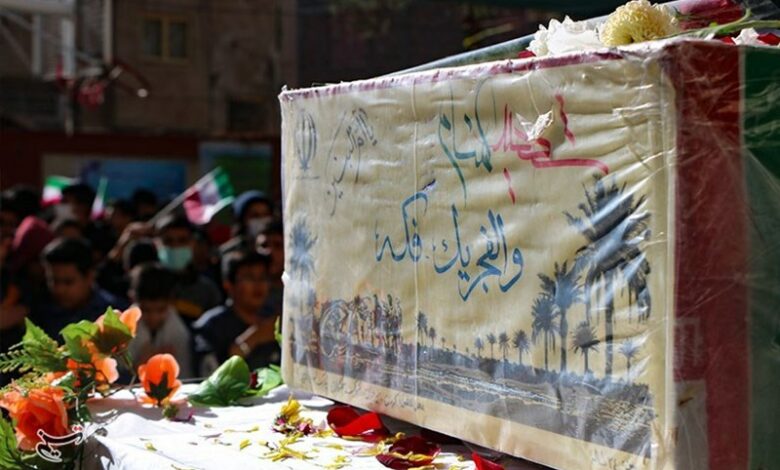 پادگان امام رضا (ع) ارتش در مراغه میزبان شهید گمنام شد