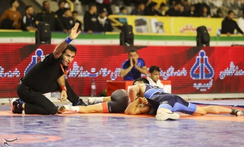 پایان کشتی فرنگی قهرمانی کشور در شیراز با شناخت نفرات برتر