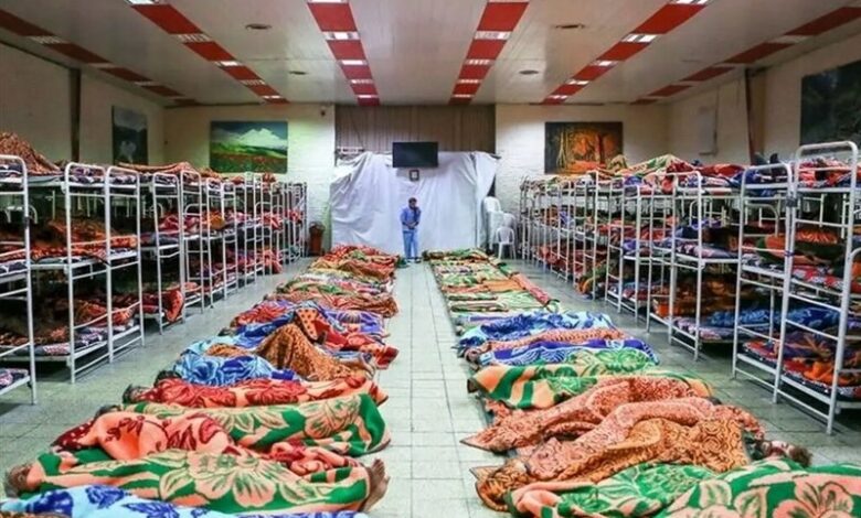 پذیرش روزانه 140 نفر در گرمخانه همدان