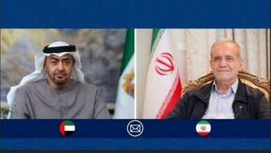 پزشکیان: امیدوارم شاهد گسترش روابط با امارات باشیم