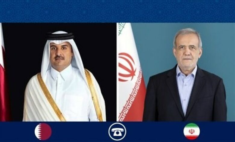 پزشکیان خطاب به امیر قطر: ‌شیوع تروریسم به نفع هیچکس نیست