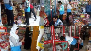 کشف ‌یک تن مواد غذایی فاسد در قشم