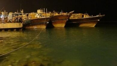 آتش‌سوزی در اسکله صیادی بندرکنگ؛ یک نفر جان‌باخت