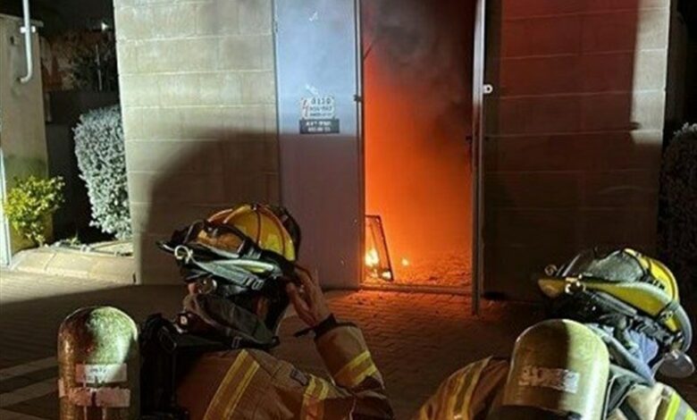 آتش‌سوزی در انبار دارویی بیمارستان مفتح ورامین