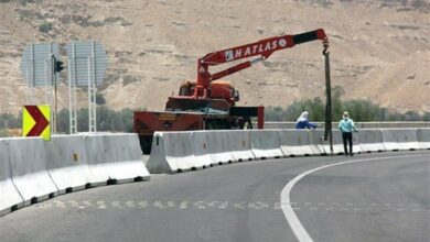 ایمن سازی محور بندرعباس ـ حاجی‌آباد در محدوده تونل تنگ زاغ‌