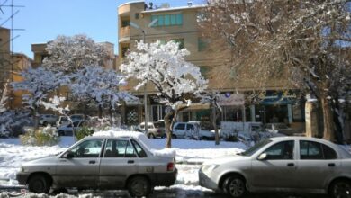 بارش برف در همدان تشدید می‌شود