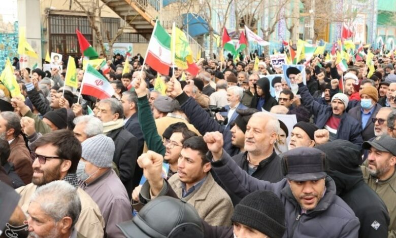 برگزاری راهپیمایی نصر در اردبیل