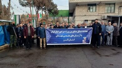 تجدید میثاق مشاورین وزرا با آرمان‌های شهدا در سفر به البرز