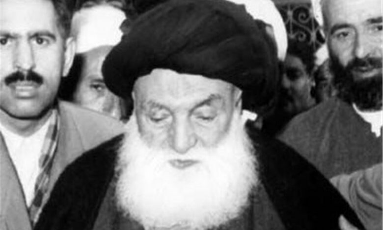 حکایتی عجیبی از آیت‌الله بروجردی/ دستم خالی است