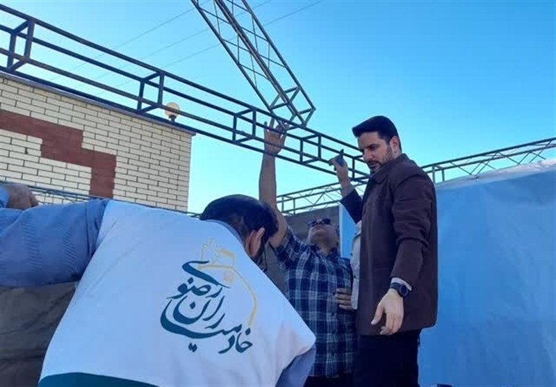 خدمت‌رسانی خادمیاران کانون خدمت رضوی در دزفول