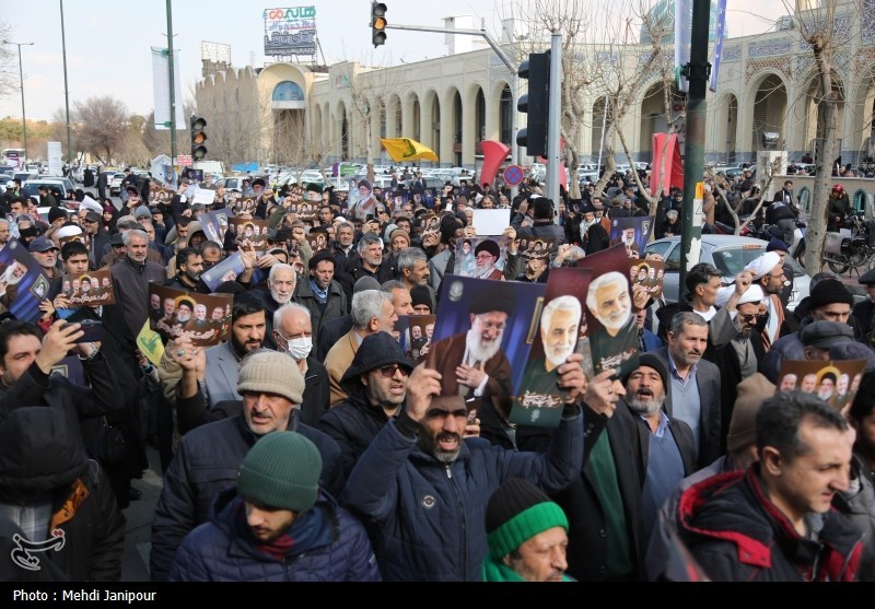راهپیمایی اصفهانی‌ها به شکرانه پیروزی مردم غزه+فیلم و عکس
