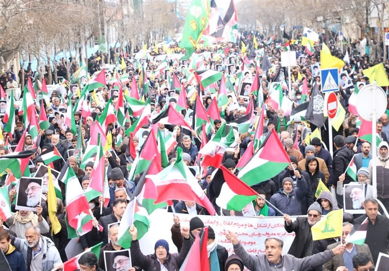 راهپیمایی جمعه نصر در مشهد + تصاویر